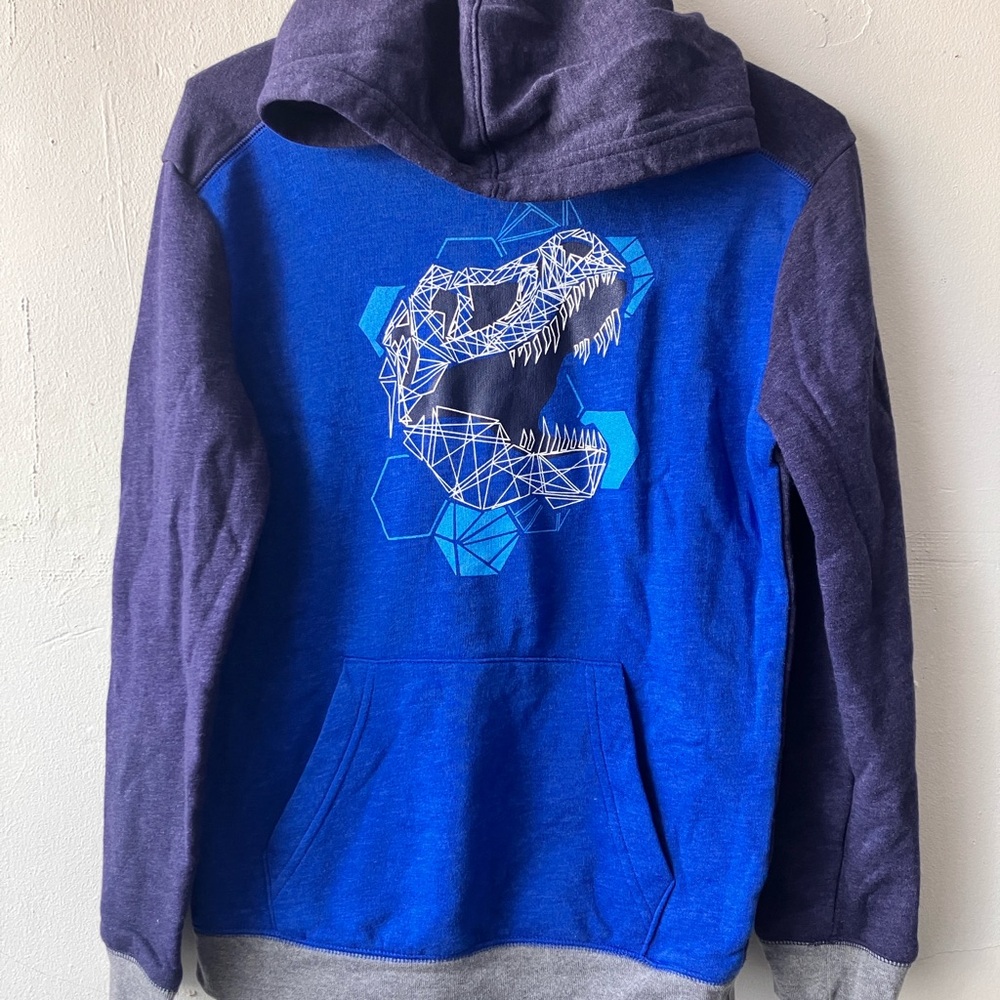 Cat & Jack Blue Dinosaur Graphic kid’s Sweater